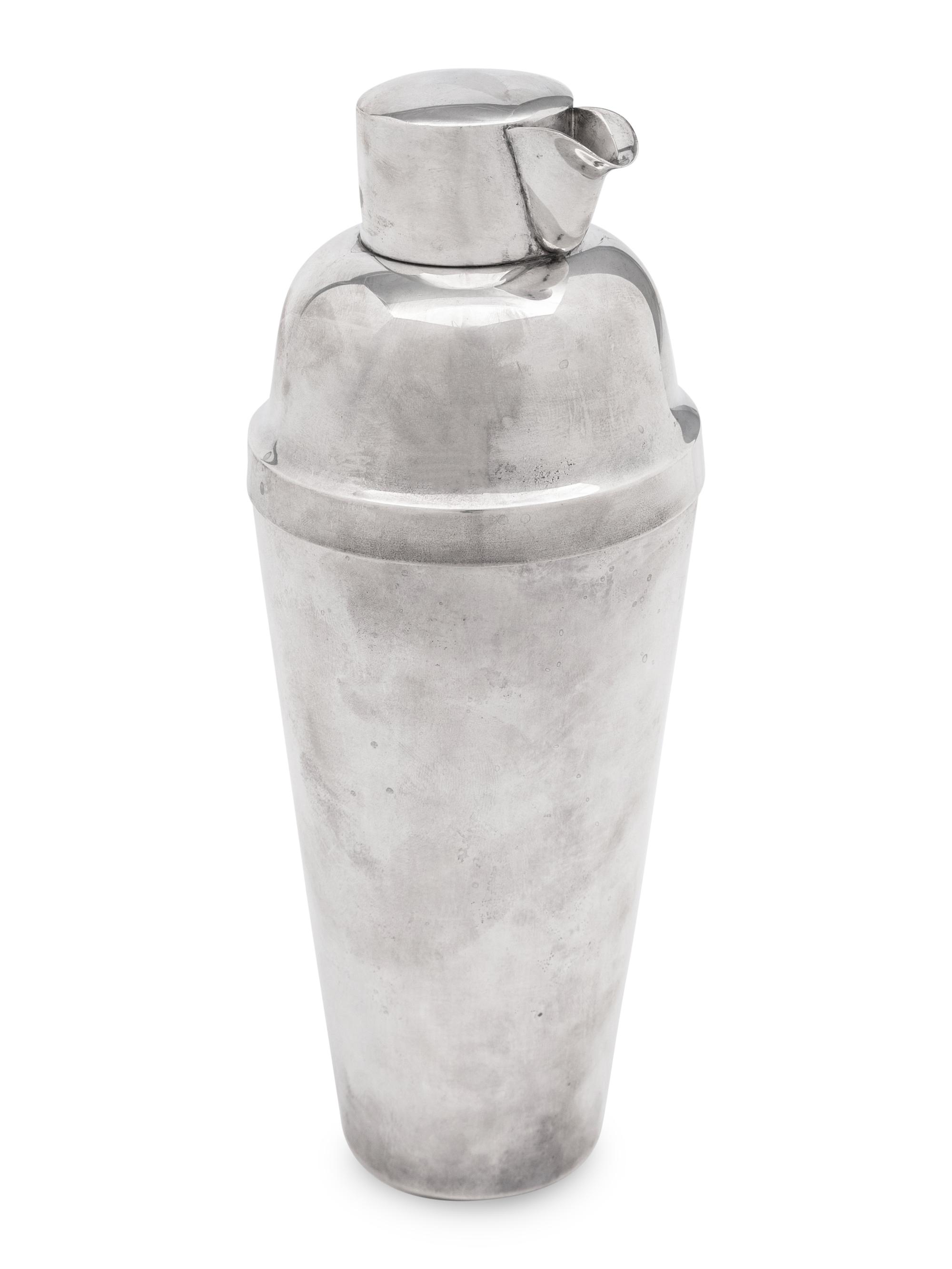 An American Silver Cocktail Shaker