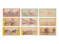 [CIVIL WAR]. A group of 35 stereoviews featuring sites and scenes around Richmond, VA and Atlanta, GA.