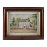 American School 19th century Three works: Germantown and Philadelphia Views