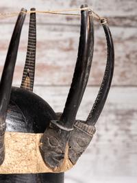 Northwest Coast Carved Mountain Goat Crown