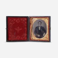 A large collection of forty-five daguerreotypes, ambrotypes, tintypes, and cabinet cards Primarily Philadelphia/Pennsylvania, mid-late 19th century
