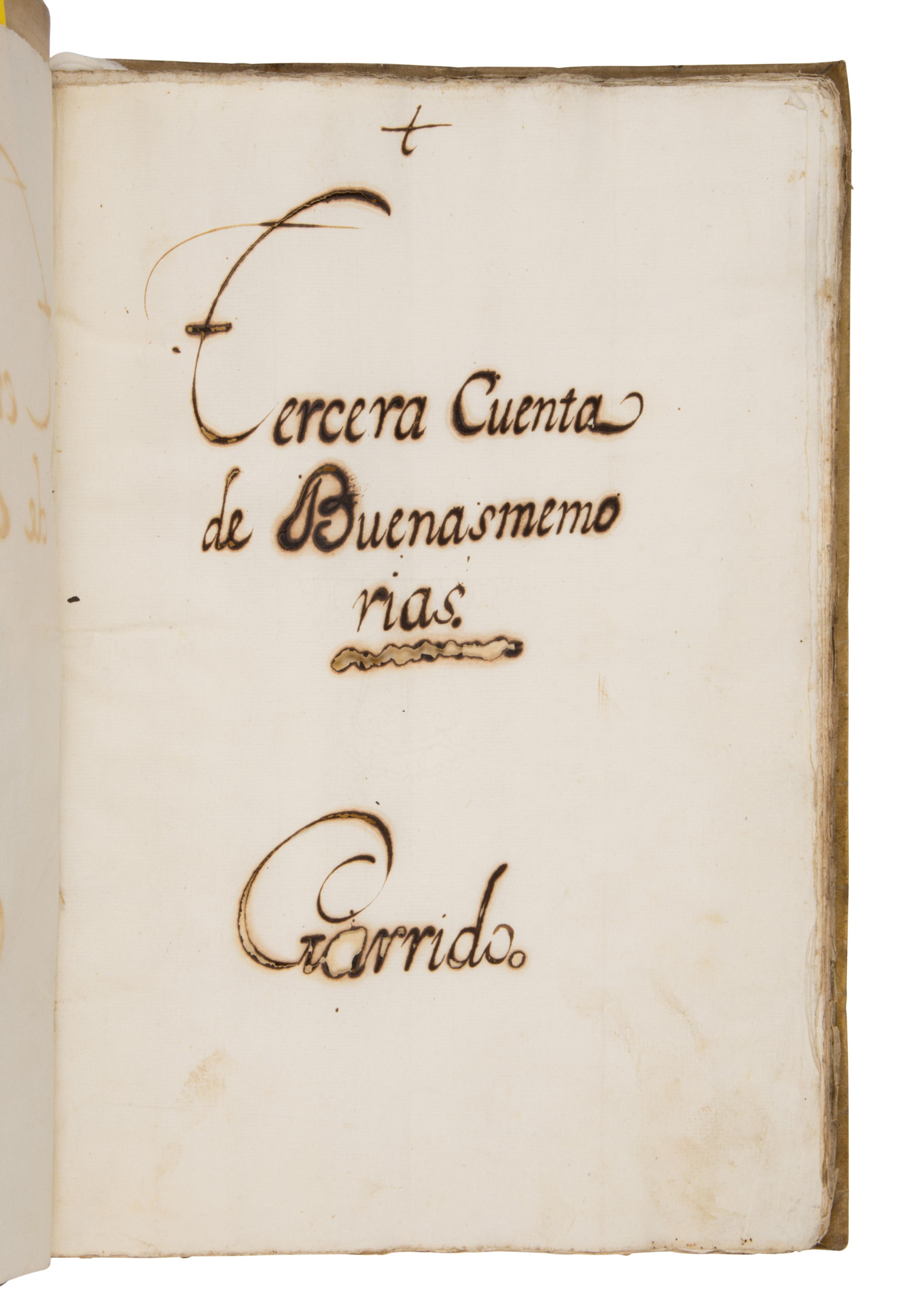 DON FRANCISCO GARRIDO AND ASSOCIATES Account Ledger, in Spanish, manuscript on paper [Peru, Lima, 1788–1793]