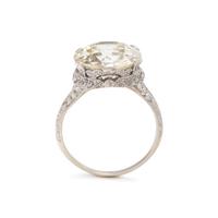EDWARDIAN, PLATINUM AND DIAMOND RING