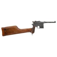 **Wartime Commercial Mauser Model C96/12 Broomhandle Pistol with Military Acceptance Mark and Matching Numbered Shoulder Stock Holster