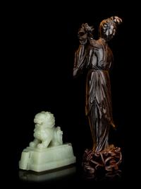 Two Chinese Hardstone Carvings