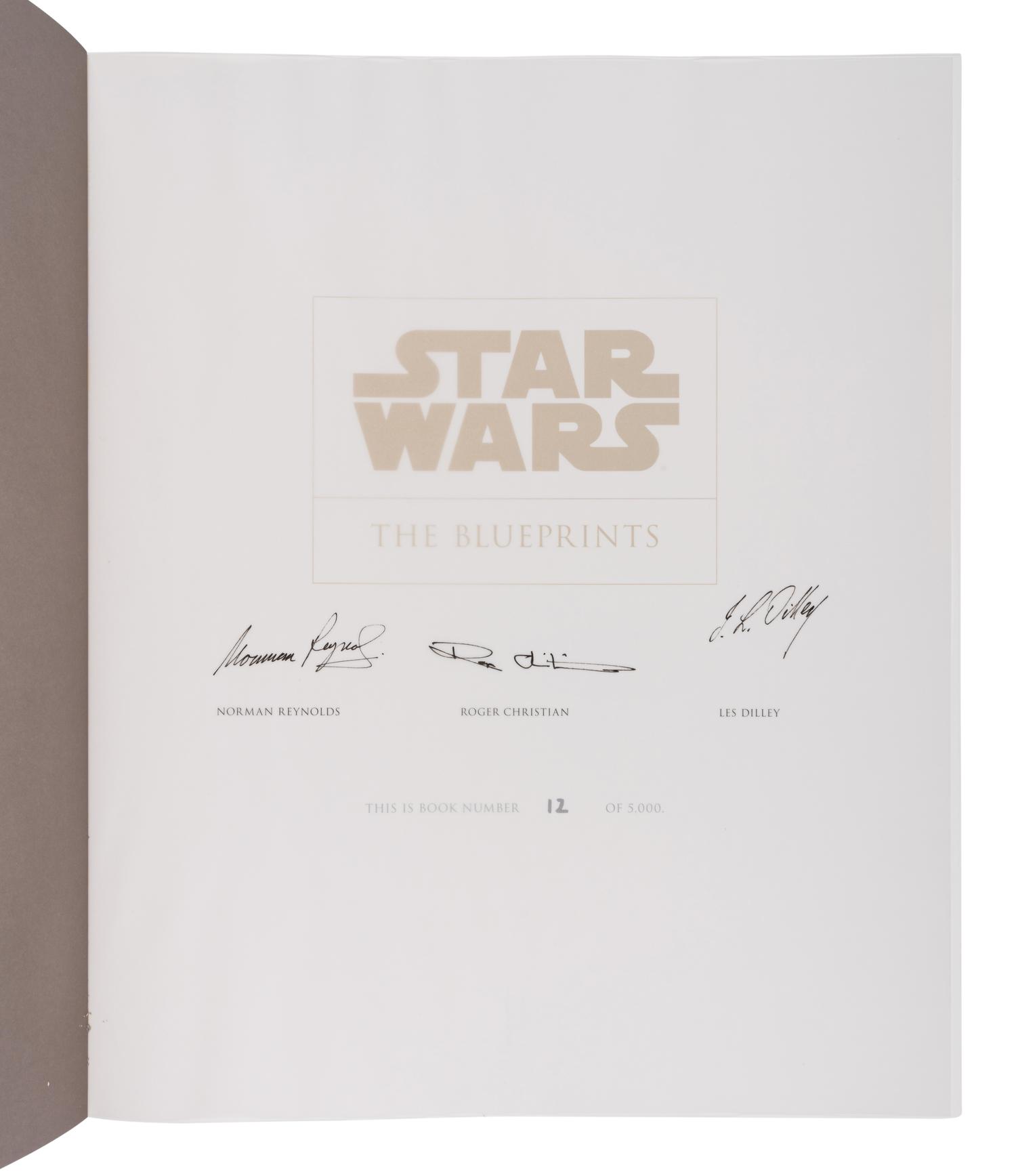 RINZLER, Jonathan W. (1962-2021). Star Wars: The Blueprints. Bellevue, WA: Epic Ink, 2011.