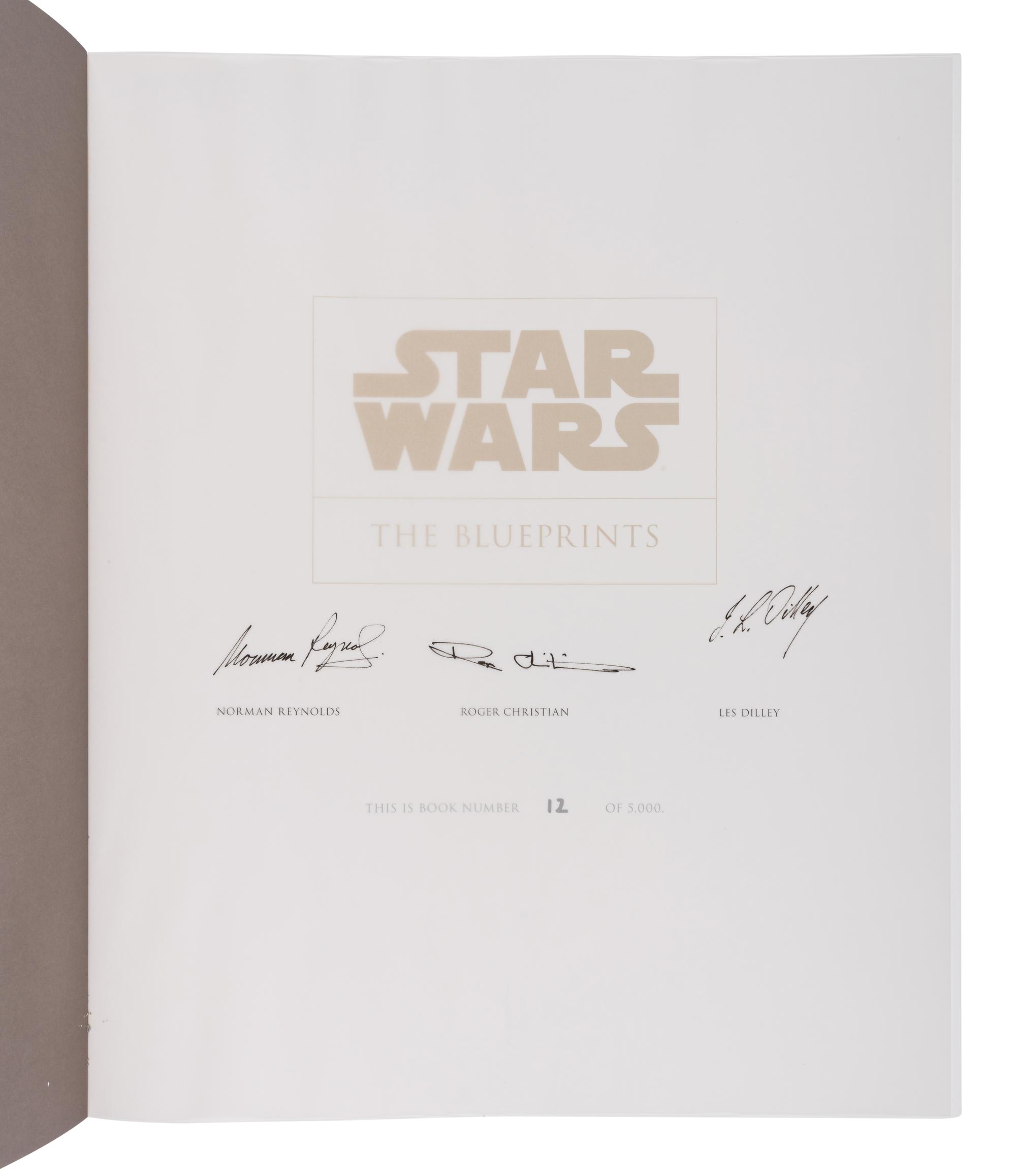 RINZLER, Jonathan W. (1962-2021). Star Wars: The Blueprints. Bellevue, WA: Epic Ink, 2011.