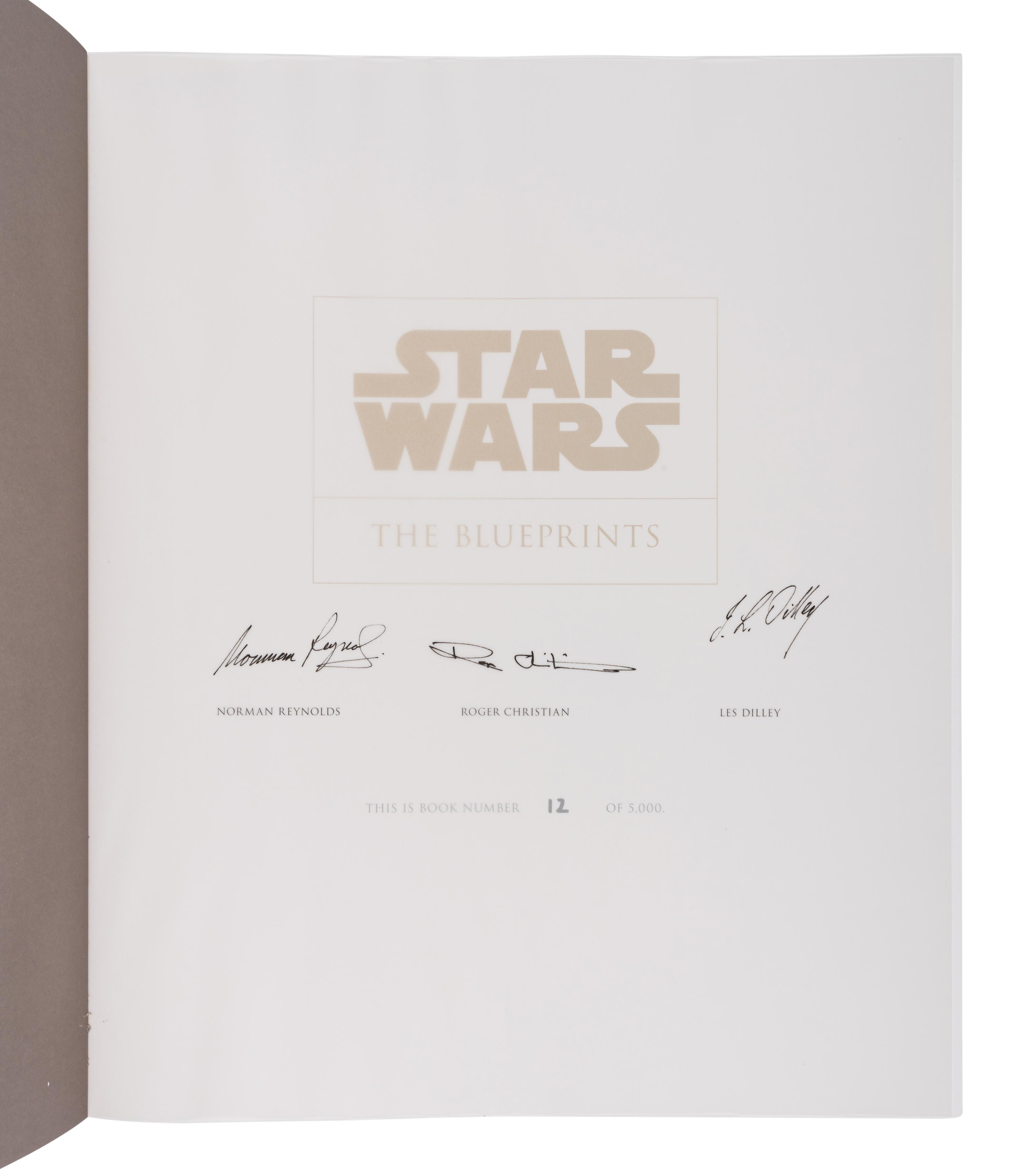 RINZLER, Jonathan W. (1962-2021). Star Wars: The Blueprints. Bellevue, WA: Epic Ink, 2011.