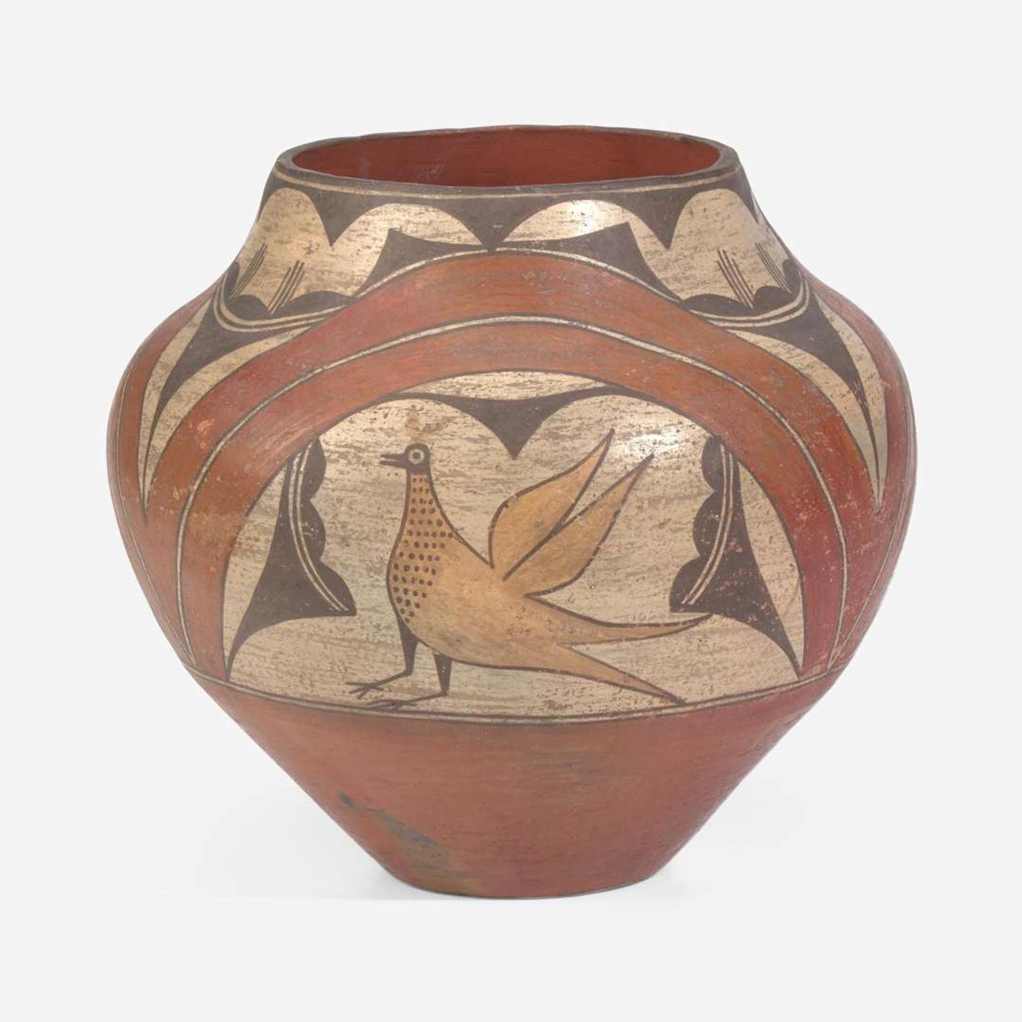 A Zia Pueblo storage jar late 19th / early 20th century