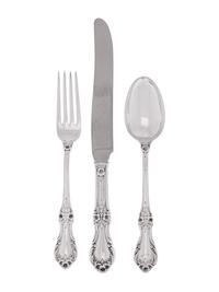An American Silver Flatware Service