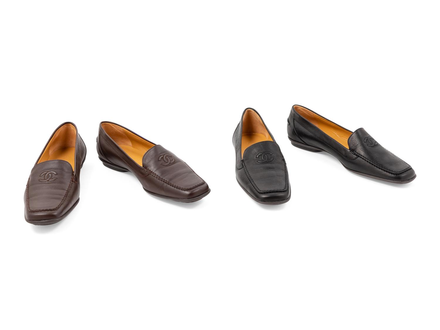 Two Pairs of Unworn Chanel Shoes, 1990-2000s