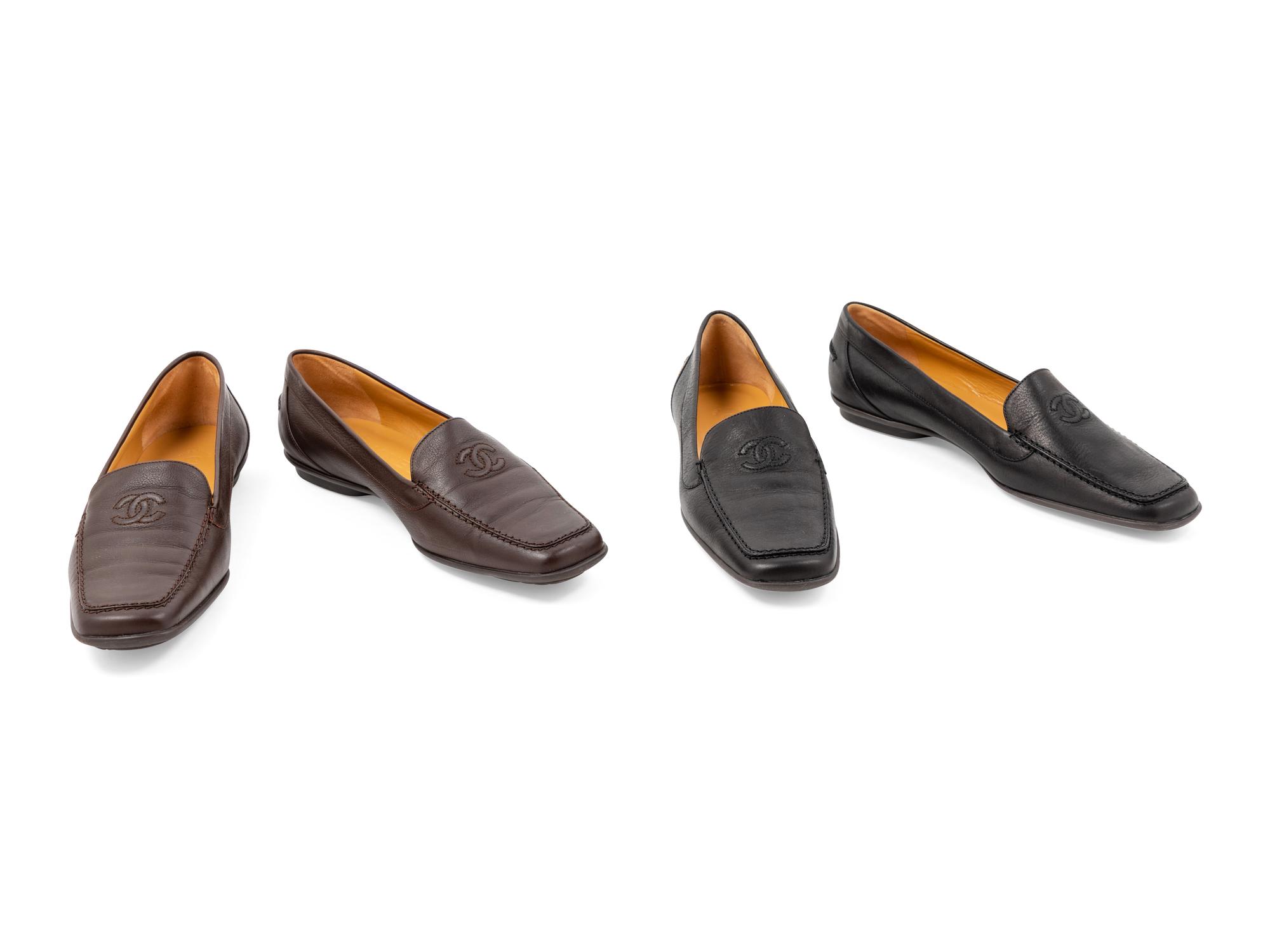 Two Pairs of Unworn Chanel Shoes, 1990-2000s