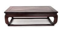 A Hardwood Rectangular Stand Length 15 1/4 inches. — QING DYNASTY (1644-1912)