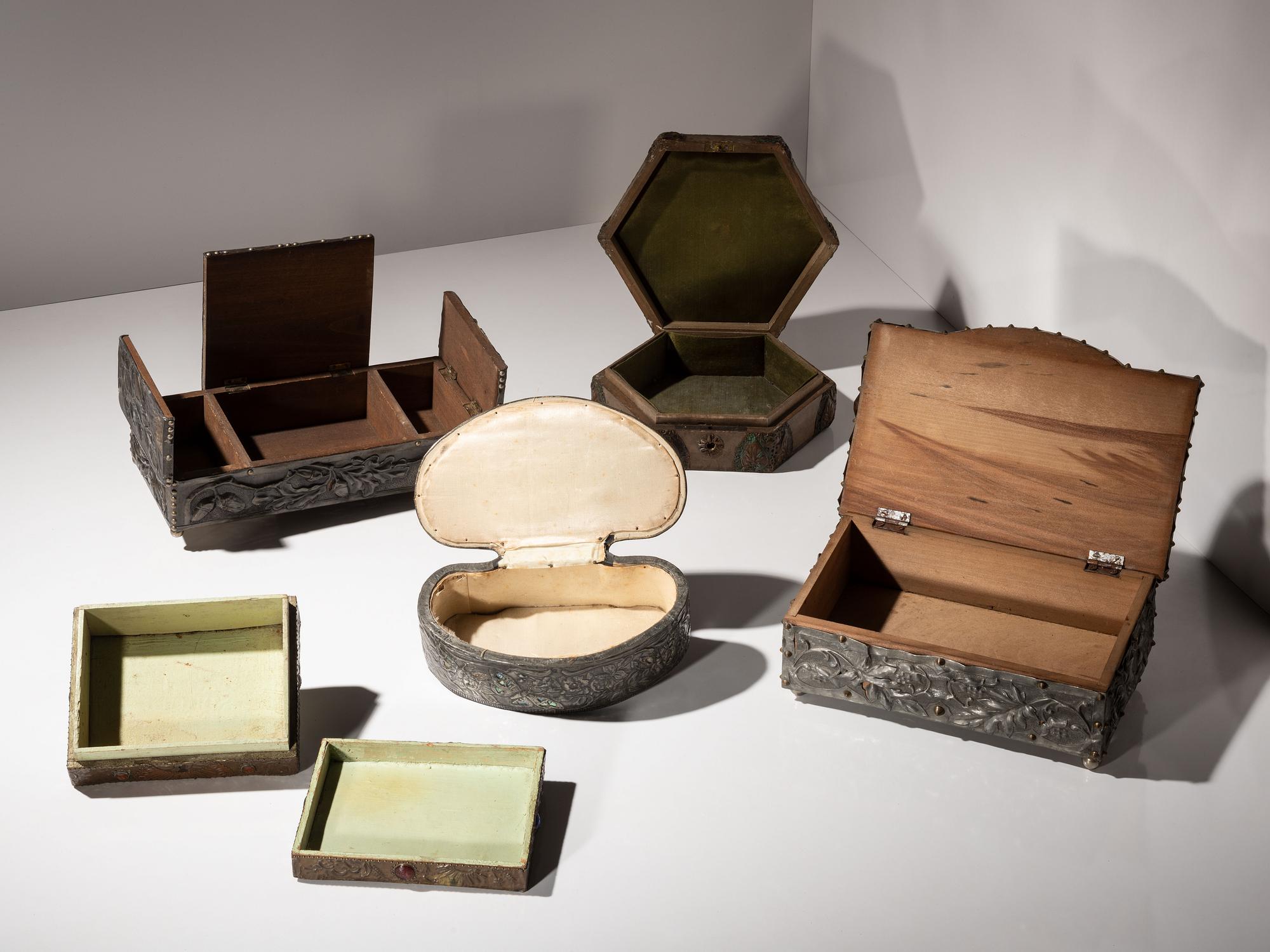 Five Hand-Crafted Boxes