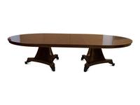 A Regency Style Mahogany Two Pedestal Dining Table