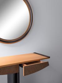 Zebra Table and Mirror, 1992