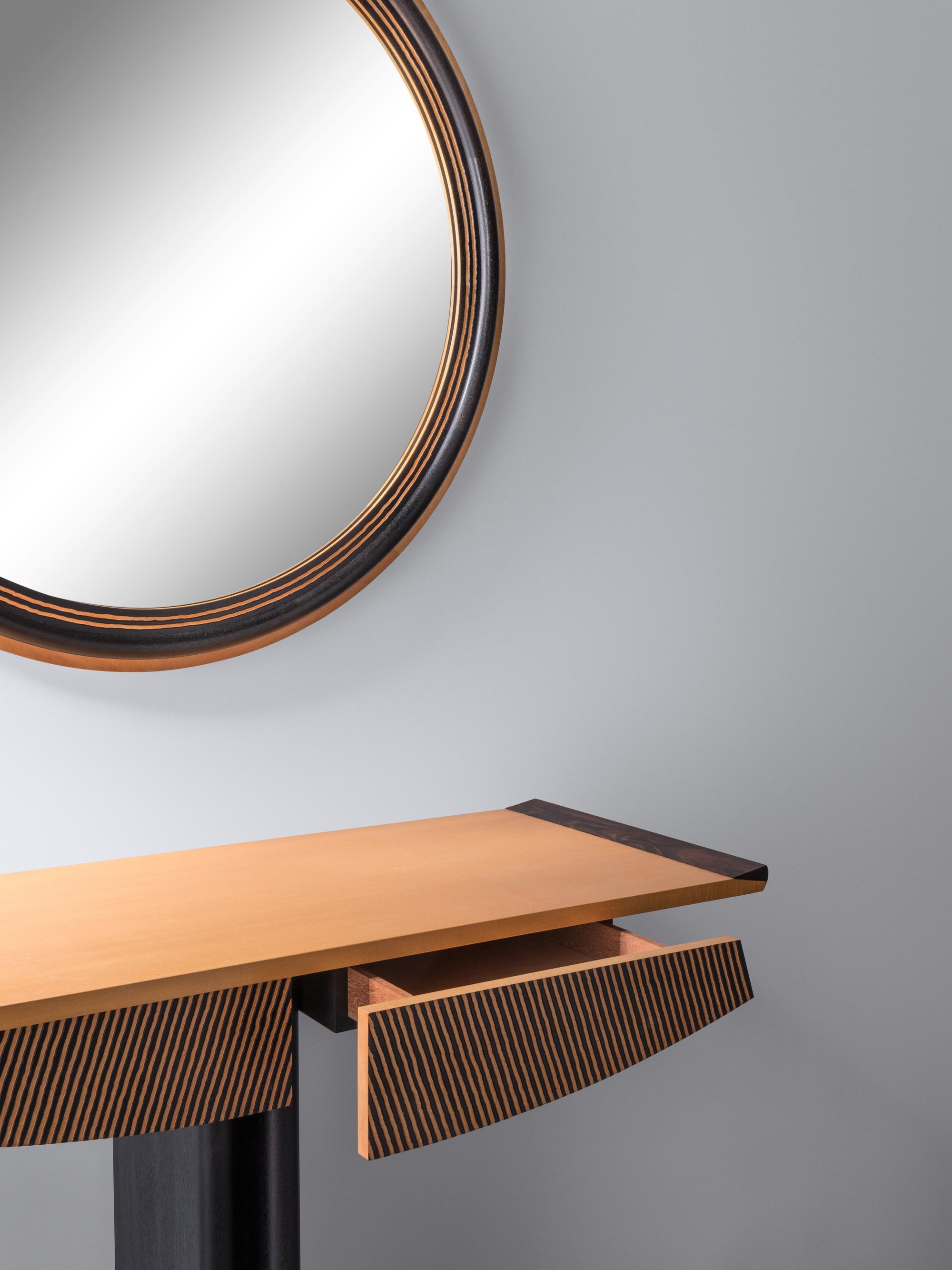 Zebra Table and Mirror, 1992