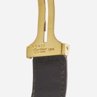 Ladies 18K Yellow Gold Cartier Tank Wristwatch Cartier NY, 1971
