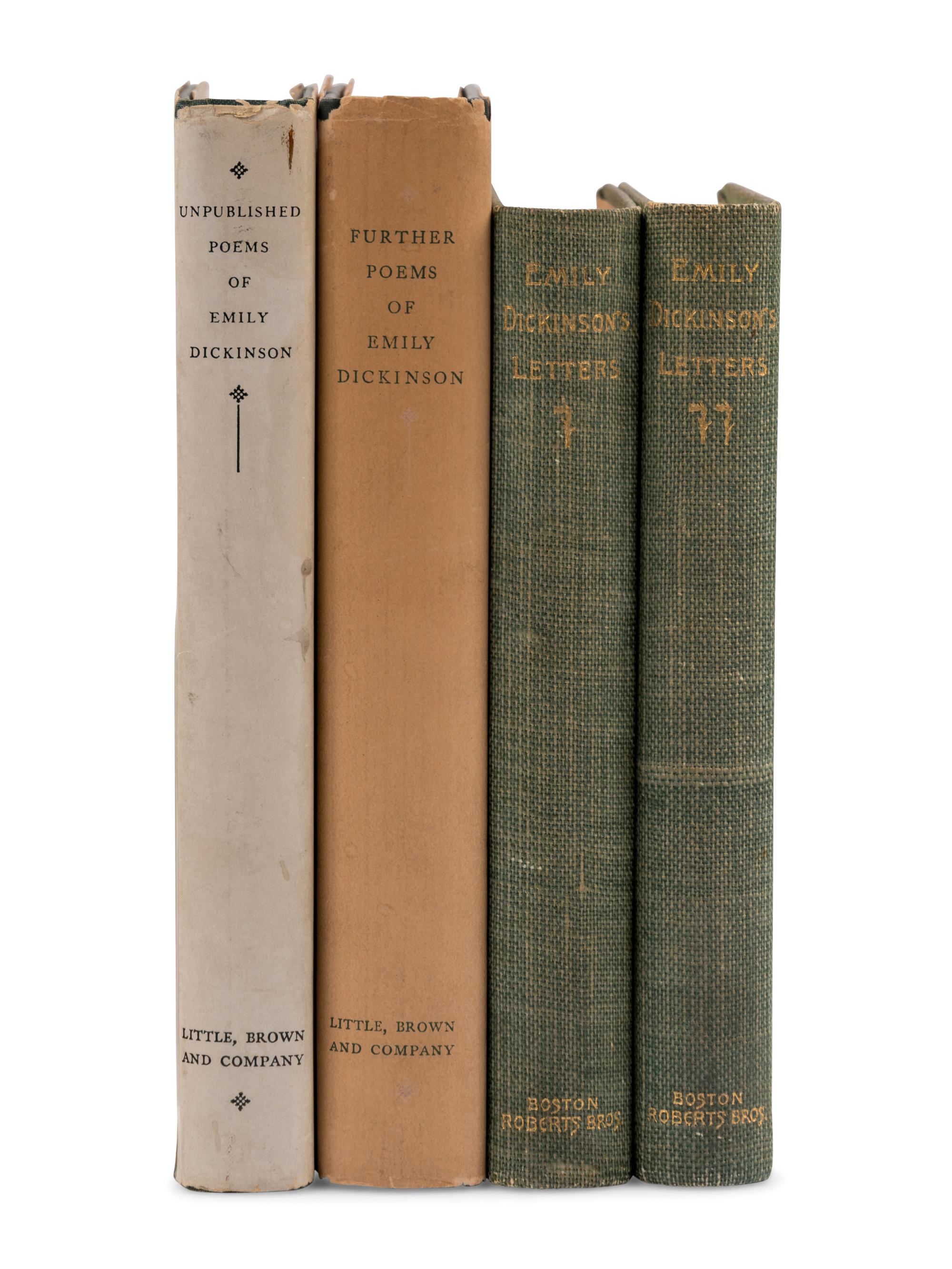 DICKINSON, Emily (1830-1886). A group of 3 FIRST EDITIONS, comprising: