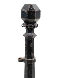 A Pair of Continental Iron Andirons