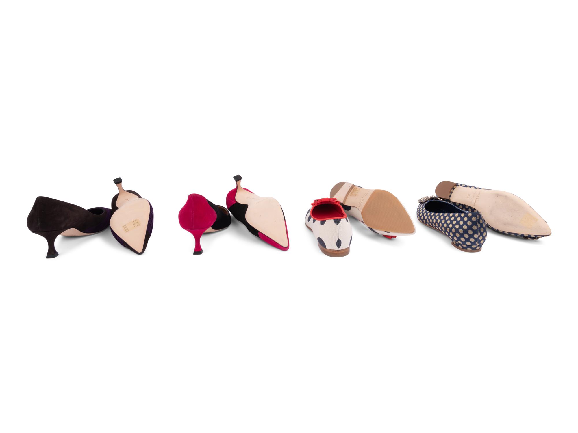 Eight Pairs of Unworn Manolo Blahnik Shoes