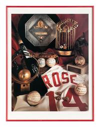 A Large Group of Pete Rose Items Including Multiple Autographs and Full Ticket from 4,192 Career Hit Game,
