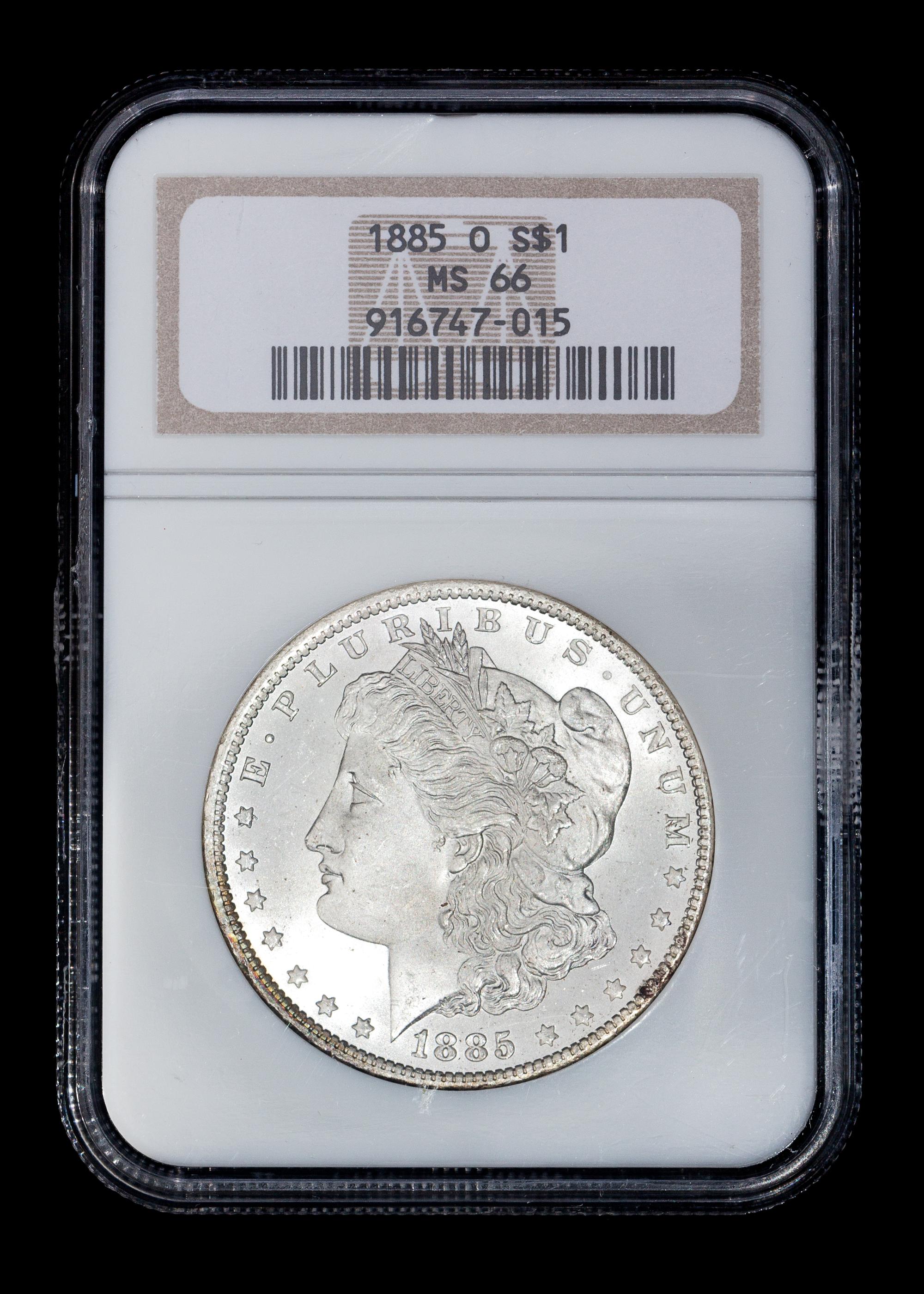 A United States 1885-O Morgan Silver $1 Coin