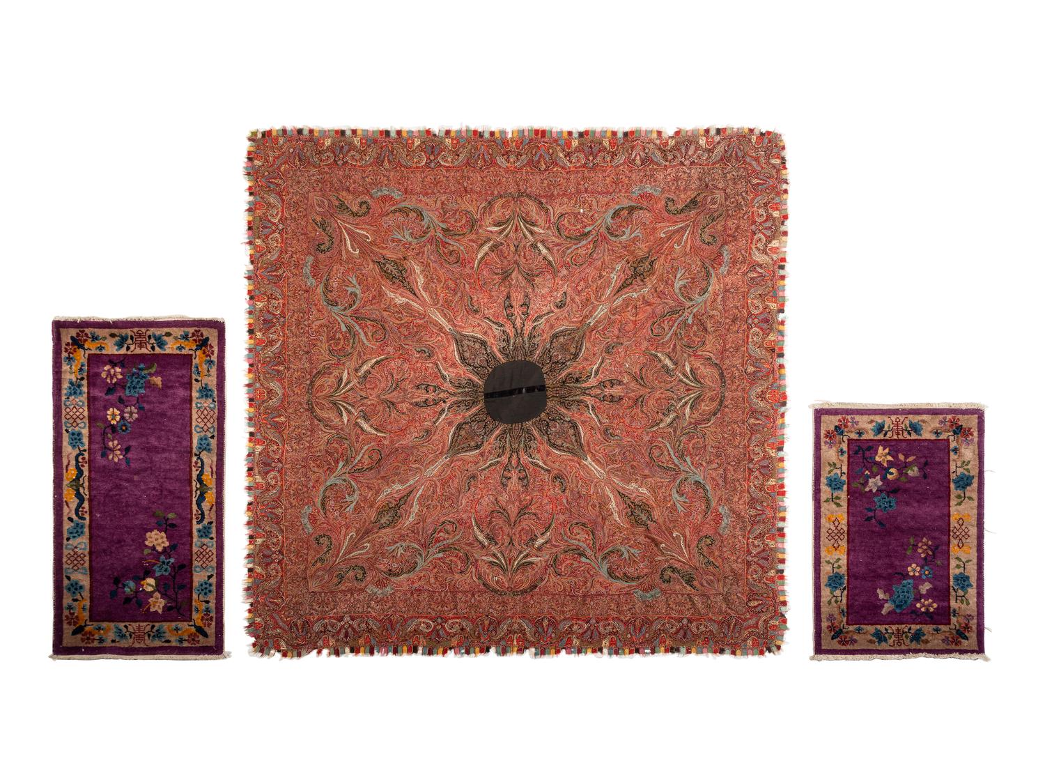 Two Chinese Area Rugs