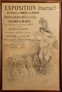 Adolphe Willette, (French, 1857-1926), Exposition International des Produits du Commerce & de L'Industrie, 1893