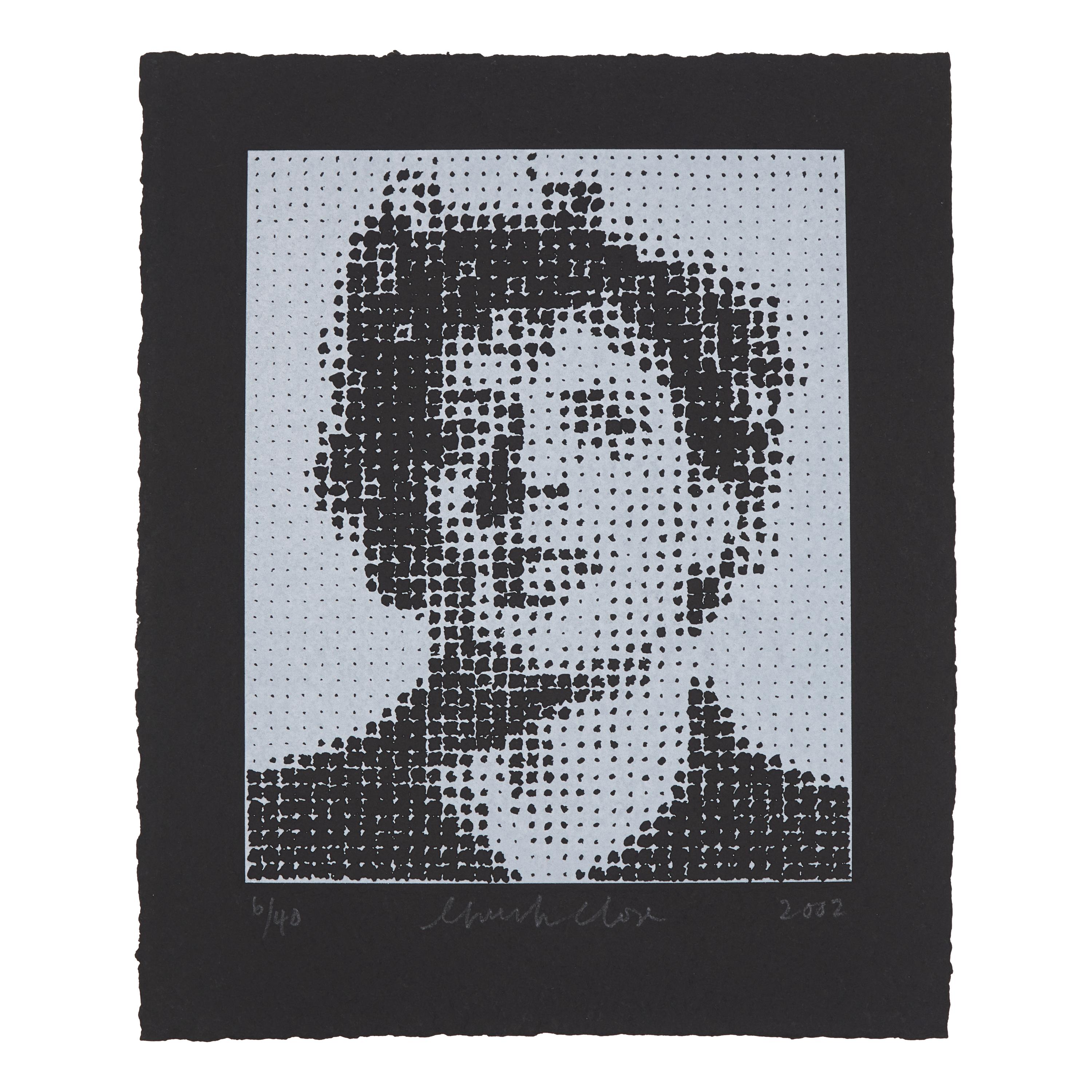 Chuck Close (American, 1940-2021) — Phil (Philip Glass), 2002