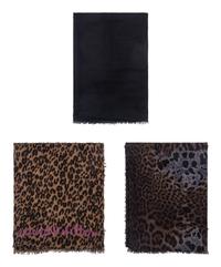 Three Designer Scarves by Yves Saint Laurent, Louis Vuitton, and Salvatore Ferragamo