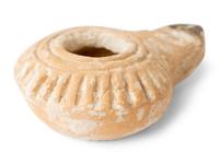 Five Roman and Holy Land Terracotta Oil Lamps