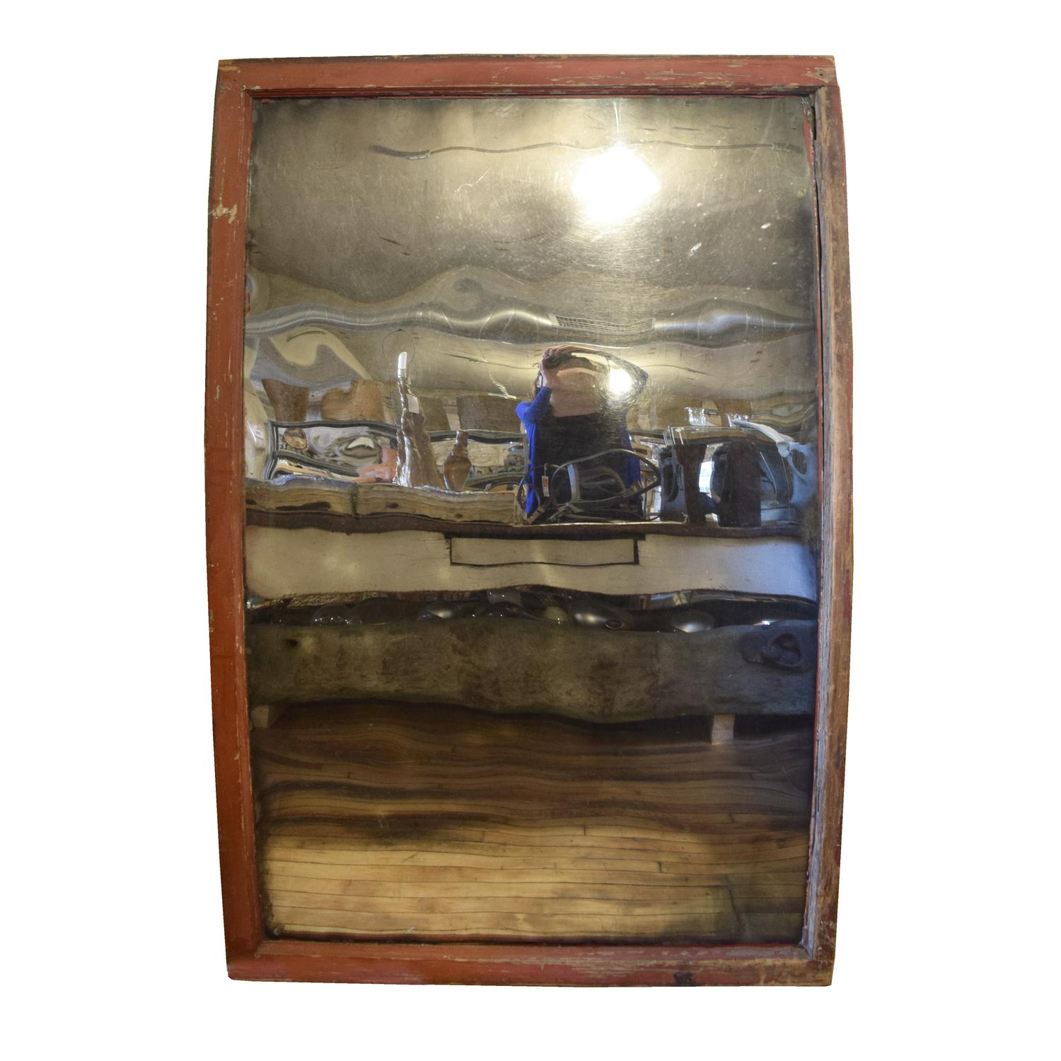 A Carnival Distortion Mirror 41" W x 2.5" D x 63" H — United States, Circa 1930