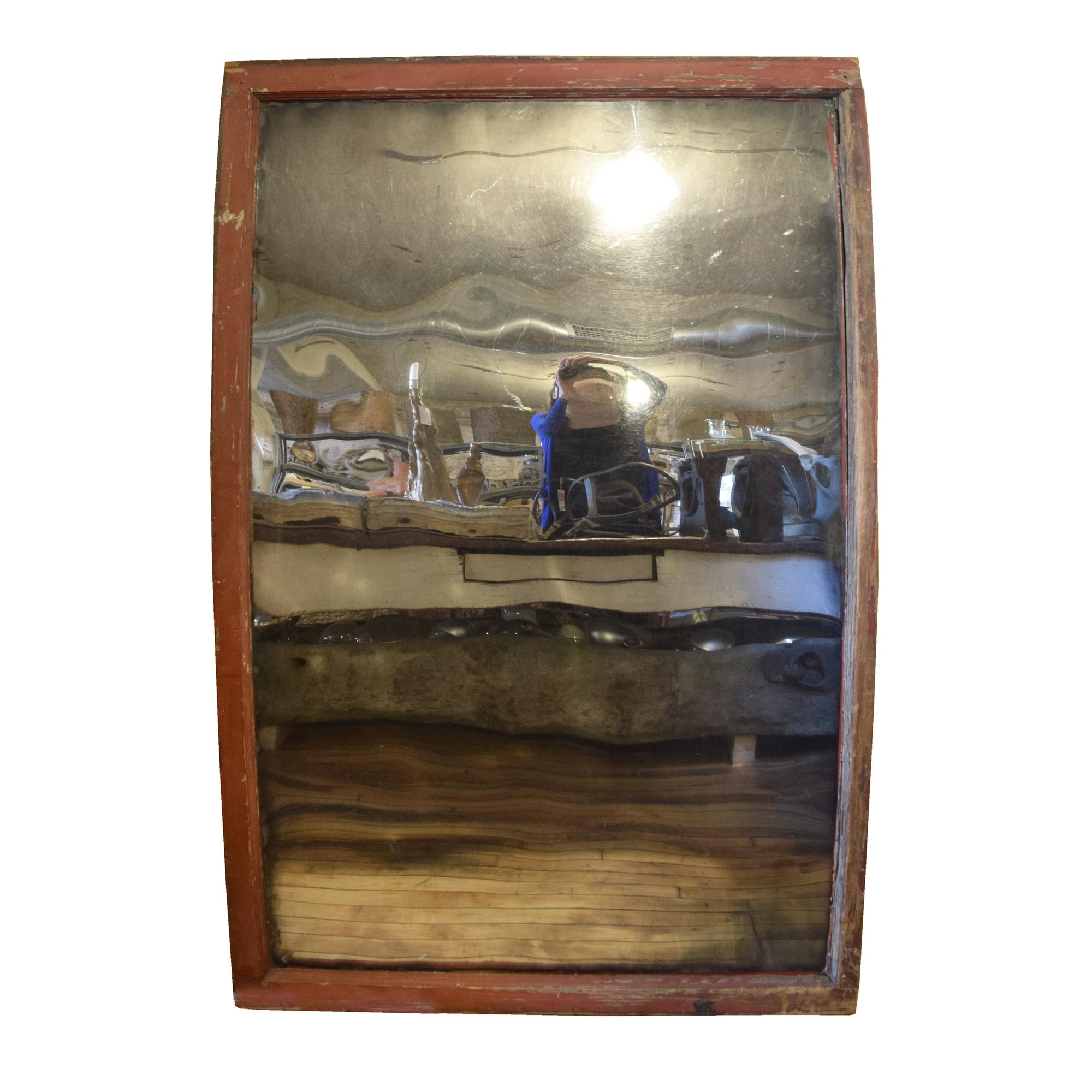 A Carnival Distortion Mirror 41" W x 2.5" D x 63" H — United States, Circa 1930