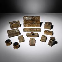 Pine Needle desk accessories Tiffany Studios, USA