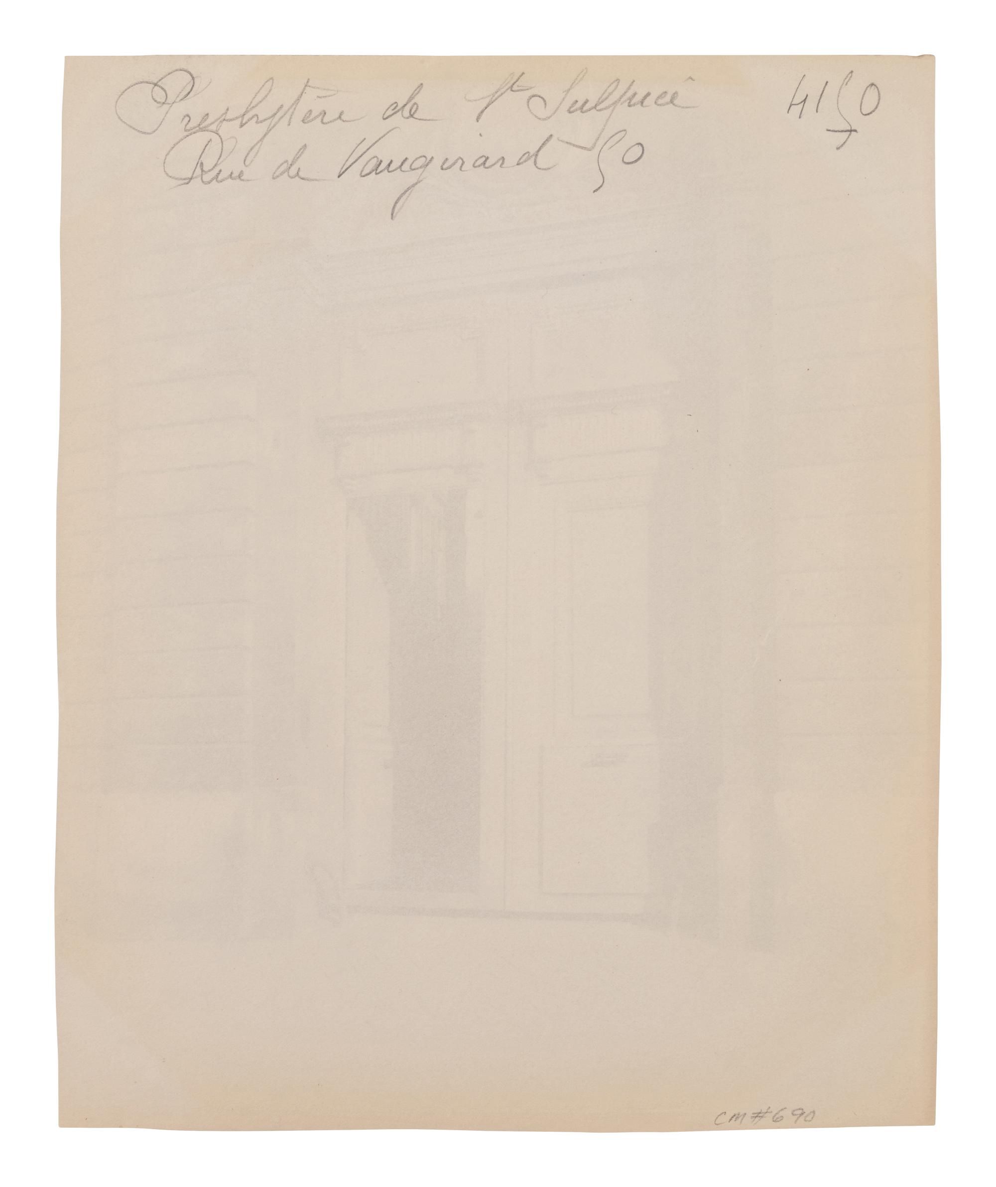A group of four photographs ( Ètampes - maison de Diane de Poitiers , 1907; Presbytère de Saint-Sulpice, rue de Vaugirard 50 , 1900; Oratoire Marie de M é dicis, Petit Luxembourg , 1903; Fontaine de Joyeuse, 41 rue de Turenne, 3e arrondissement, 1901)