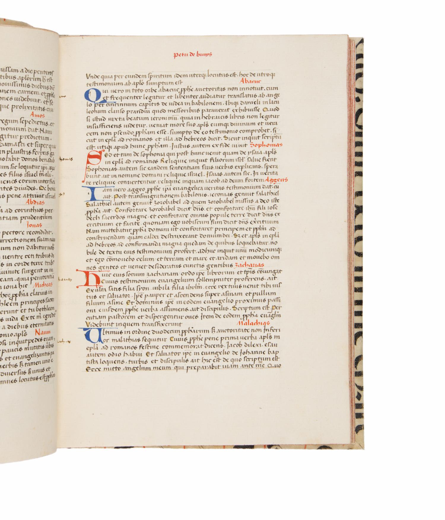 PETER THE VENERABLE Contra Petrobrusianos hereticos , in Latin, illuminated manuscript on paper and parchment [Southern Netherlands, Parc Abbey, c. 1450]