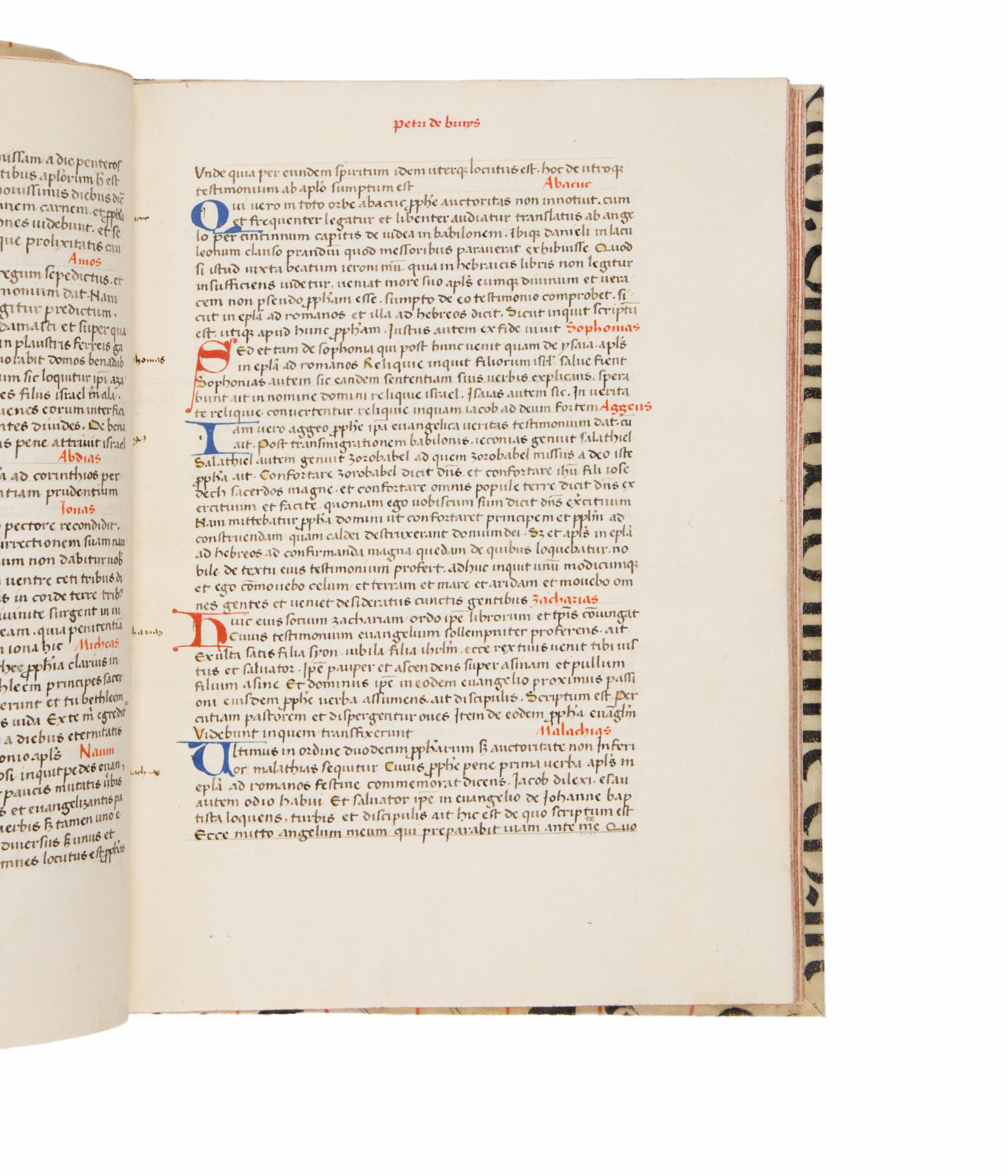 PETER THE VENERABLE Contra Petrobrusianos hereticos , in Latin, illuminated manuscript on paper and parchment [Southern Netherlands, Parc Abbey, c. 1450]