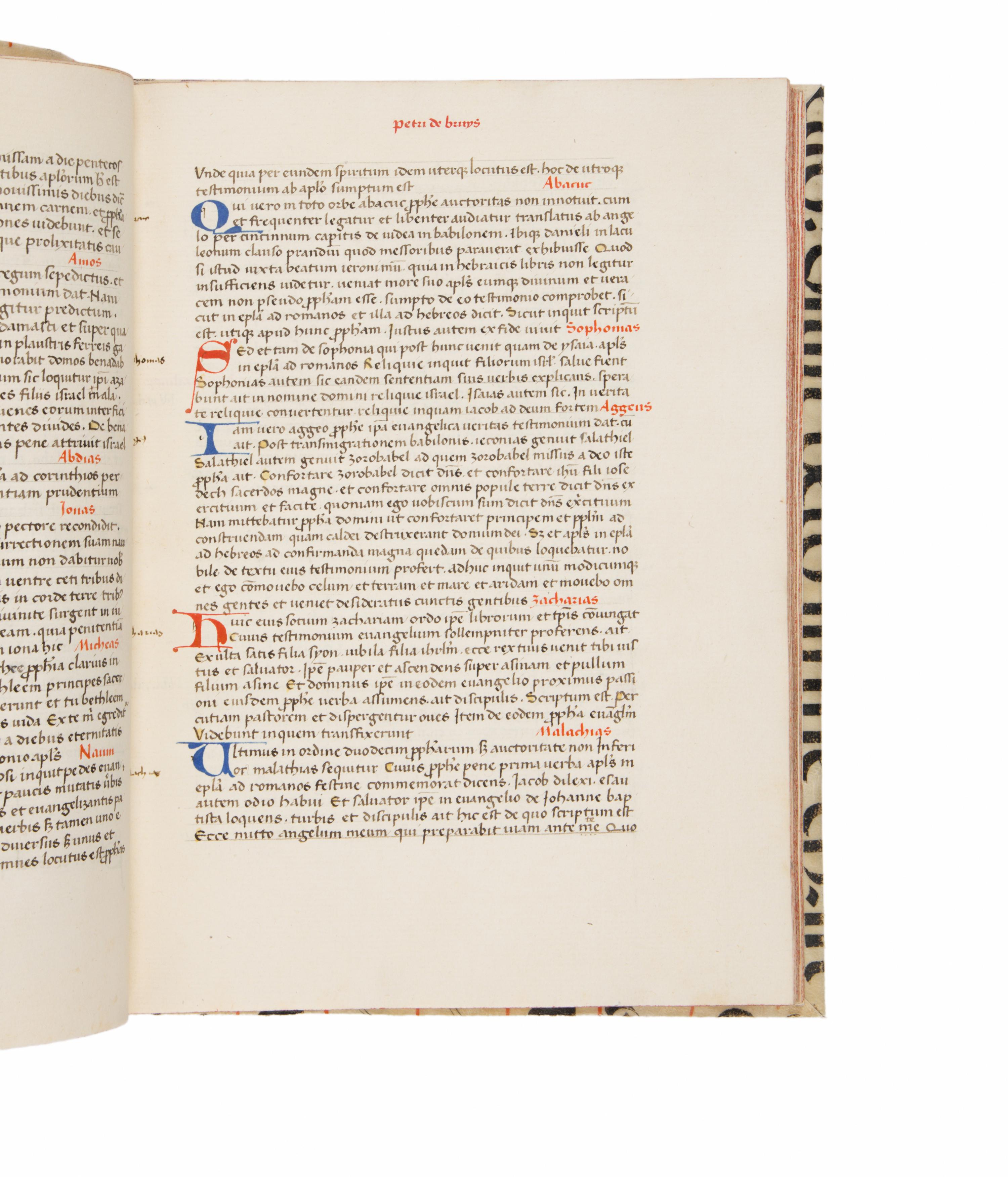 PETER THE VENERABLE Contra Petrobrusianos hereticos , in Latin, illuminated manuscript on paper and parchment [Southern Netherlands, Parc Abbey, c. 1450]