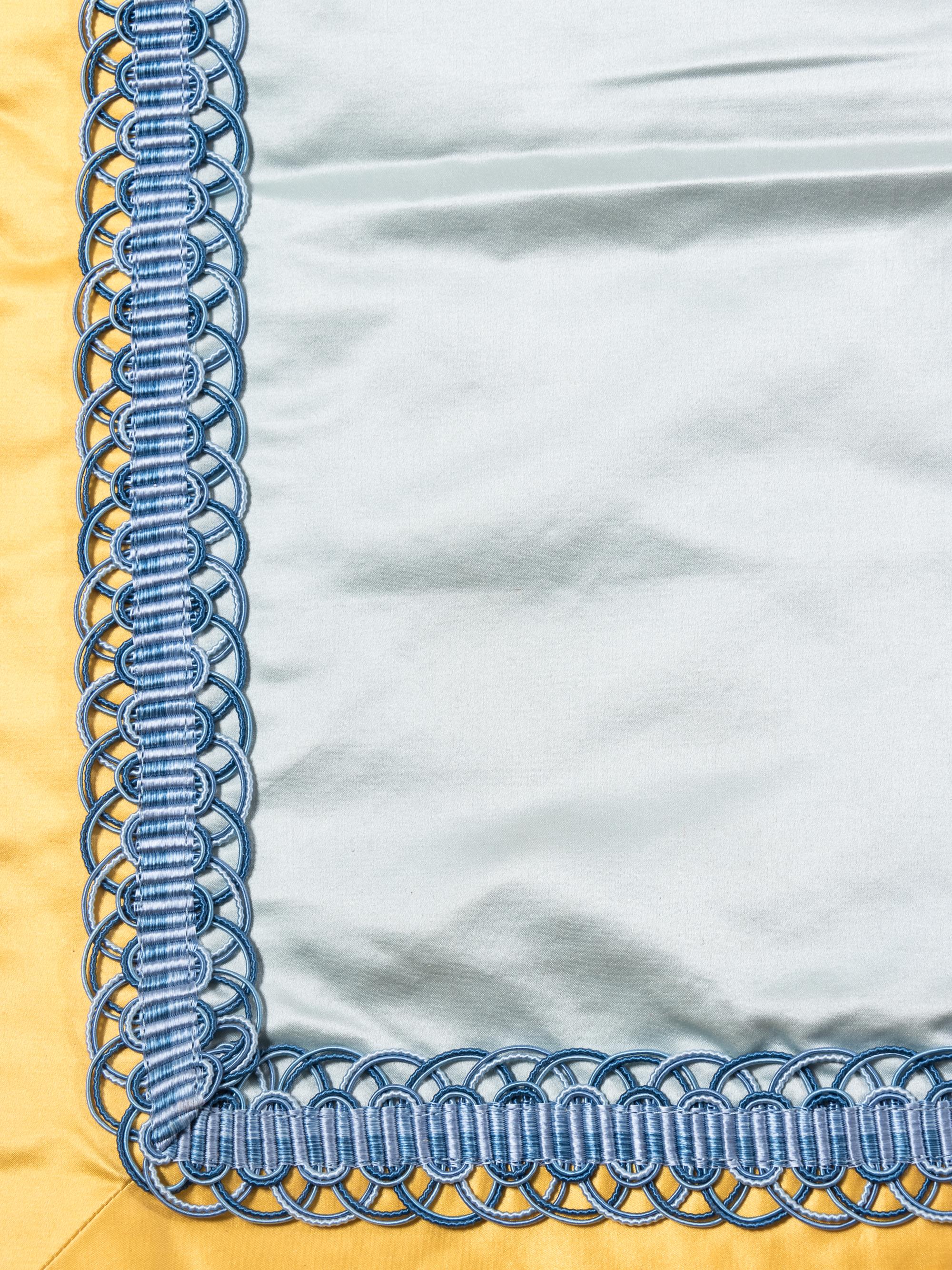 Two Sets of Silk Window Drapes and Valances by Jonas New York