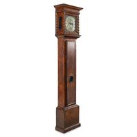 A William and Mary Walnut Tall Case Clock