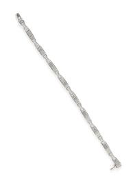 TIFFANY & CO., WHITE GOLD AND DIAMOND 'ATLAS' BRACELET