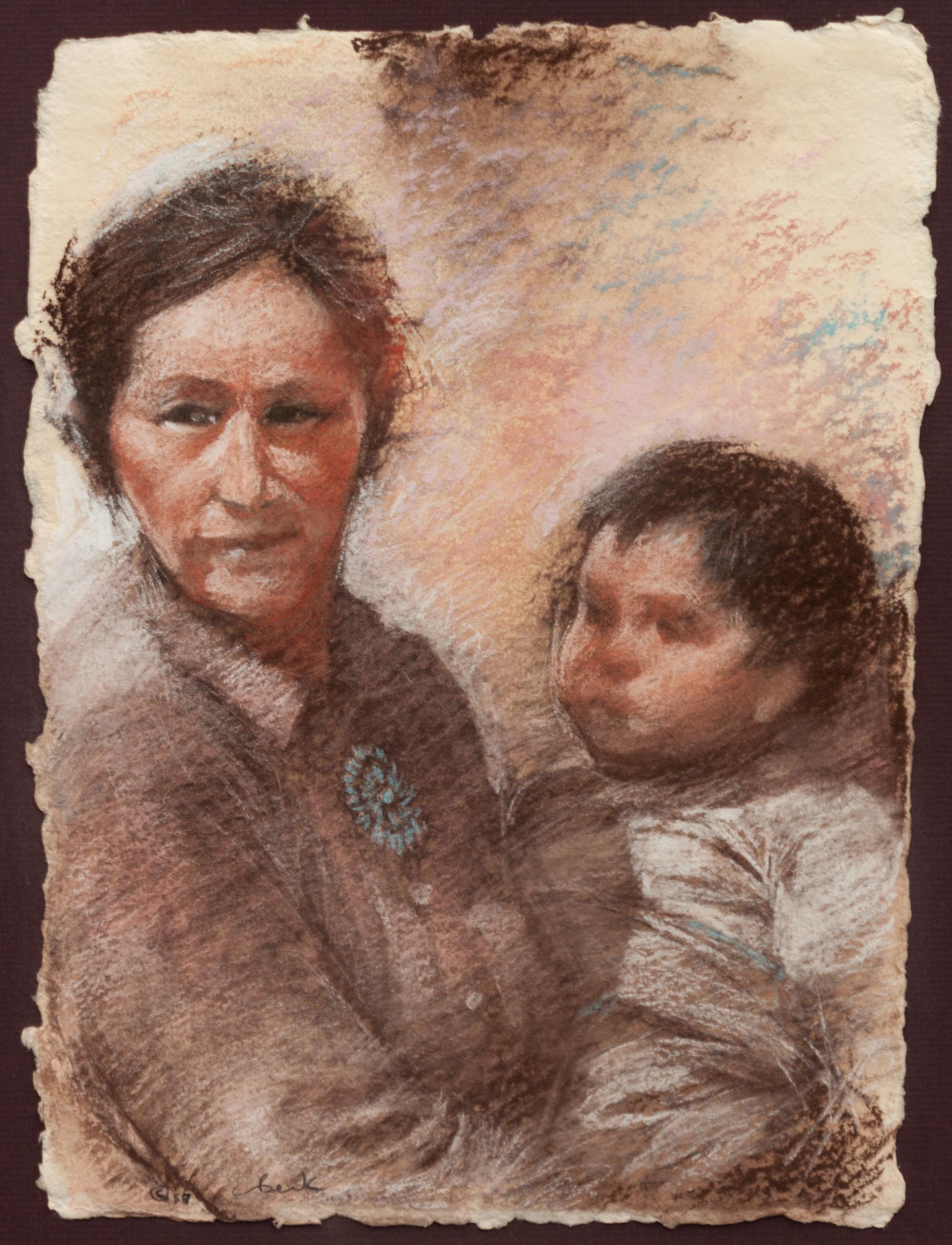 Untitled (Mother and Child) , 1957