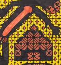 Untitled (Figures in Yellow, Red and Black)