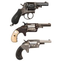 Lot of Three Pocket Revolvers