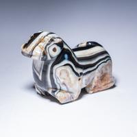A Middle Elamite Banded Agate Feline
