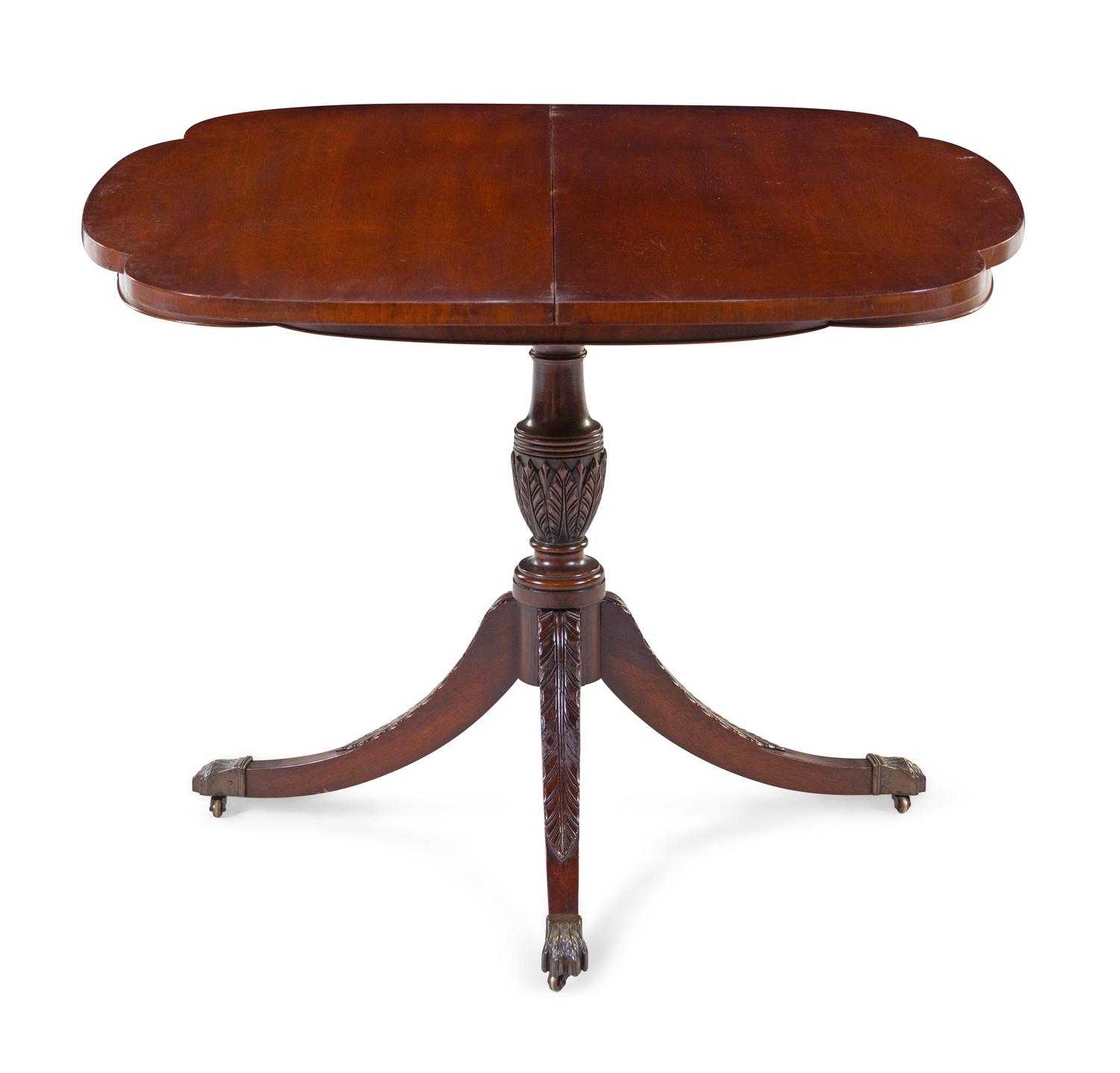 A Regency Mahogany Flip-Top Game Table