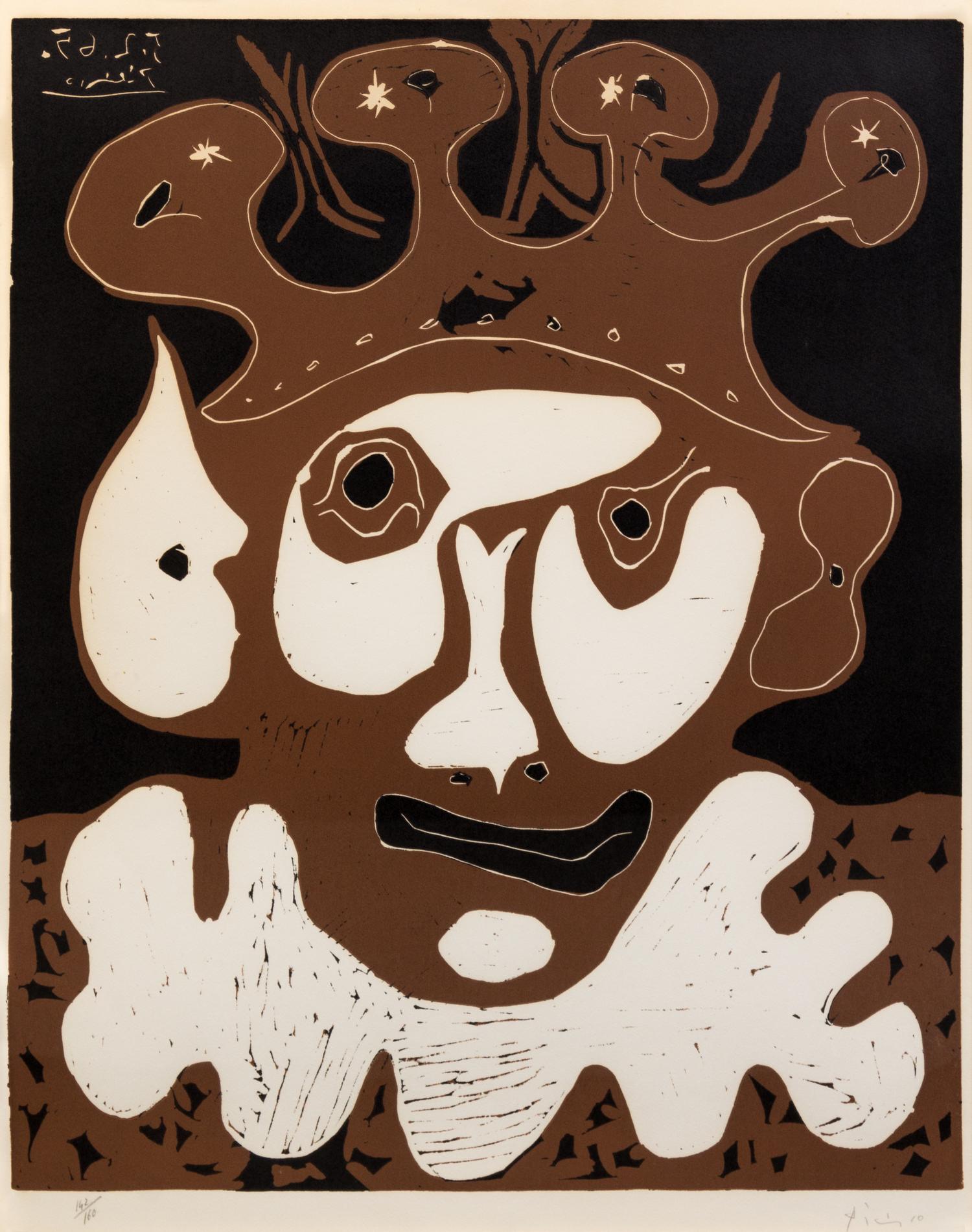 Pablo Picasso, (Spanish, 1881-1973), Tete de Bouffon (Carnaval), 1965
