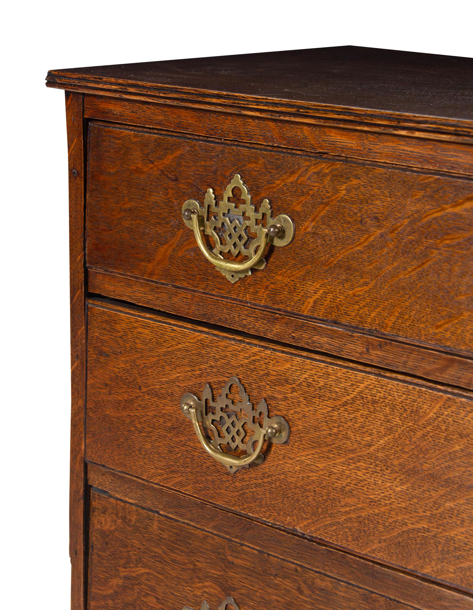 A George III Oak Chest of Drawers
