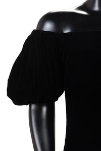 Two Saint Laurent Rive Gauche Pieces: One Velvet Dress and One Cape, 1980s